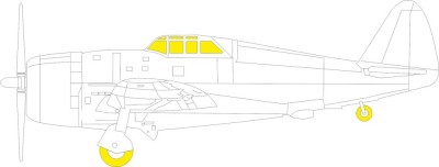 Eduard EX881 Mask P-47D Razorback TFace (TAM) 1/48