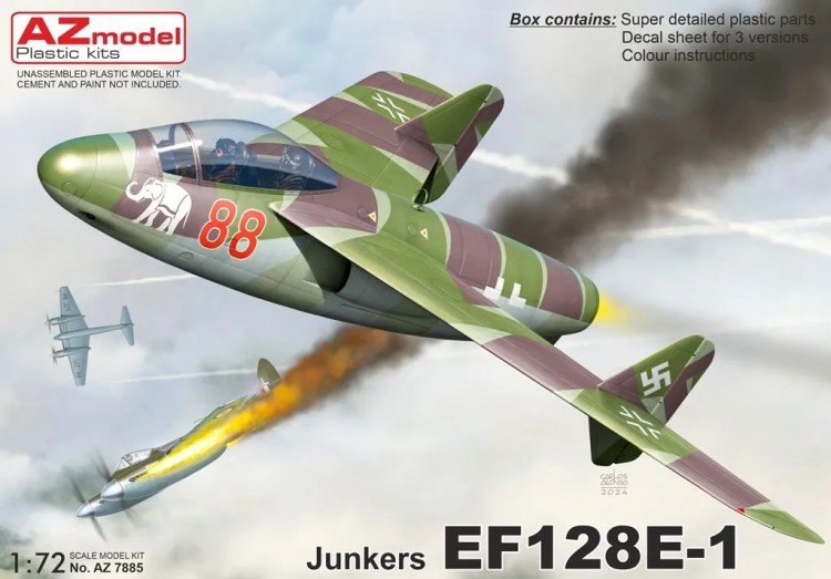 Az Model 78085 Junkers EF-128E-1 (3x camo) 1/72