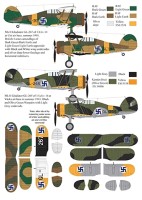 Aims AIMS32D023 Gloster Gladiator in Foreign Service Decals (4 schemes) 1/32
