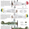 Aims AIMS32D023 Gloster Gladiator in Foreign Service Decals (4 schemes) 1/32