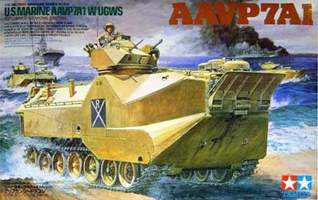 Tamiya 35159 Американский бронетранспортер морской пехоты U.S. Marine AAVP7A1 w/UGWS 1/35