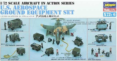 Hasegawa 35006 Технический персонал AIROSPACE GROUND EQUIPMENT SET 1/72