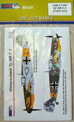 AML AMLC32007 Маски Bf 109 F-2 (incl. Декали) 1/32