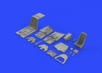 Eduard 648330 Bf 109F cockpit w/ early seat 1/48