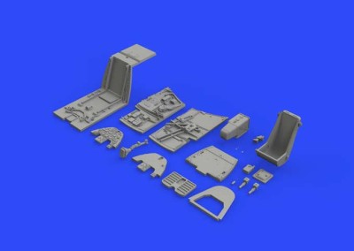 Eduard 648330 Bf 109F cockpit w/ early seat 1/48