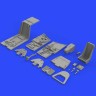 Eduard 648330 Bf 109F cockpit w/ early seat 1/48