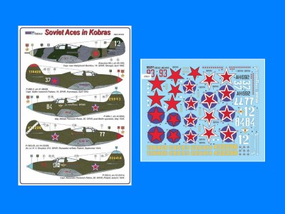 AML AMLD48033 Soviet Aces in Kobras (5x decal versions) 1/48