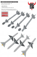 Eduard SIN64876 BIGSIN F-4B Air to Air weapons (TAM) 1/48