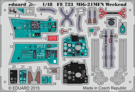 Eduard FE723 MiG-21MFN Weekend 1/48