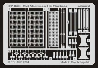 Eduard TP050 M-4 Sherman US Marines ITA