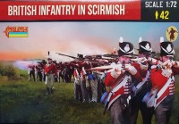 Strelets STR28572 British Infantry in Skirmish	Napoleonic 1/72