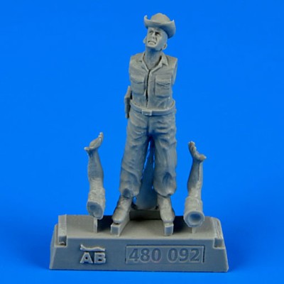 Aerobonus 480092 U.S.A.F. Maintenance crew - farm gate operation Vietnam War 1/48