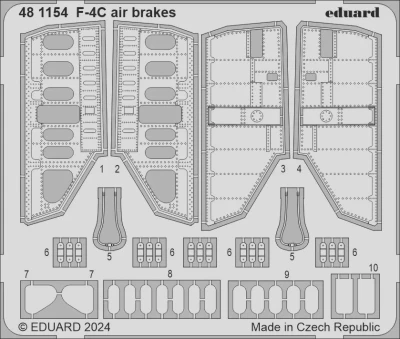 Eduard 481154 SET F-4C air brakes (H. 2000/ACAD) 1/48
