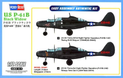 Hobby Boss 87262 P-61B Black Widow 1/72