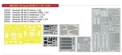 Eduard BIG02403 1/24 Mosquito FB Mk.VI (AIRF)