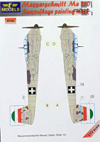 Lf Model LFM-M7262 1/72 Mask Messerschmitt Me 210 Camouflage painting