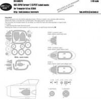 New Ware NWA-M0376 1/48 Mask MiG-19PM Farmer E EXPERT (TRUMP 02804)