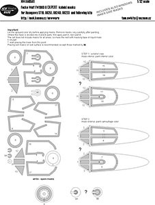 New Ware NWA-M0561 1/32 Mask Focke-Wulf Fw 190D-9 EXPERT (HAS)