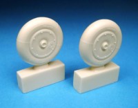 Barracuda Studios BCR32148 Messerschmitt Me-163B main wheels (designed to be used with Hasegawa and Meng Model kits) 1/32