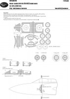 New Ware NWA-M0769 1/48 Mask Gloster Javelin FAW9/9R ADVANCED (AIRF)