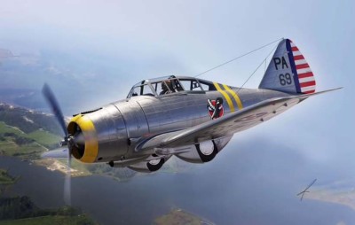 Dora Wings 48012 Самолет Seversky P-35 1/48