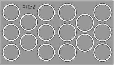 Eduard XT072 Panther Ausf.G wheel mask TAM
