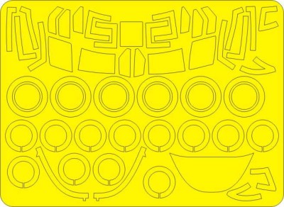 New Ware NWA-M0223 1/48 Mask ACH-47A Armed Chinook ADVANCED (ITAL)