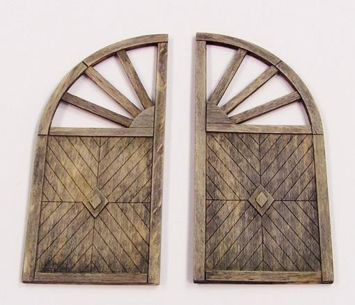 Plus model 431 Wooden gate - round 1:35