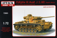 Attack Hobby 72883 PzJpfw III Ausf.J (L 60) North Africa 1/72