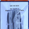 QuickBoost QB48825 He 111H-3 undercarriage covers (ICM) 1/48