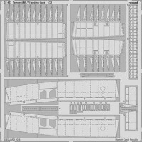 Eduard 32423 Tempest Mk.VI landing flaps 1/32