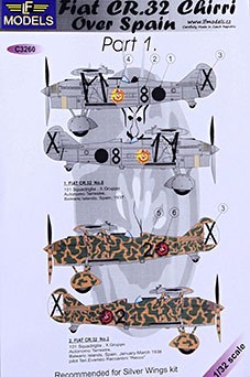 Lf Model C3260 Decals Fiat CR.32 Chirri over Spain Pt.1 1/32