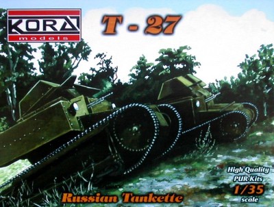 Kora Model A3507 T-27 Russian Tank 1/35
