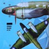 Kora Model C7293 Mitsubishi MC-20-II Chinese AF Conv.Set (PLT) 1/72