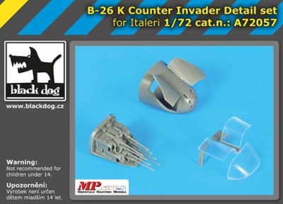 BlackDog A72057 B-26 K Counter Invader - detail set (ITAL) 1/72