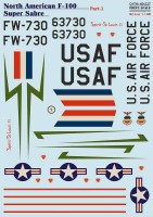Print Scale 48237 North-American F-100F Super Sabre 1/48