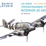 Quinta Studio QD+48556 Bristol Beaufighter TF.Mk.X (Tamiya) (с 3D-печатными деталями) 3D Декаль интерьера кабины 1/48
