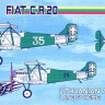Kora Model KPK72073 Fiat C.R.20 Lithuanian AF Late Scheme 1/72