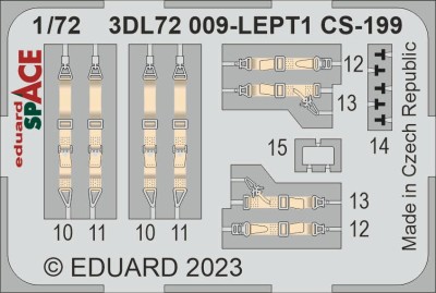 Eduard 3DL72009 CS-199 SPACE (EDU) 1/72