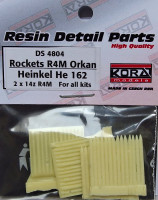 Kora Model DS4804 Rockets R4M Orkan Heinkel He 162 (2x 14 pcs.) 1/48