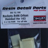 Kora Model DS72196 Rockets R4M Orkan He 162 (2x 14 pcs.) 1/72