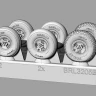 Brengun BRL-32055 Spitfire 3 spoke wheels set (3 types, 6 pcs.) 1/32