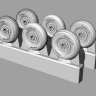 Brengun BRL-32055 Spitfire 3 spoke wheels set (3 types, 6 pcs.) 1/32