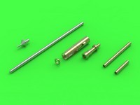 Master AM-32-068 MiG-15 &amp; MiG-15bis - gun barrels set, antenna base &amp; Pitot Tube