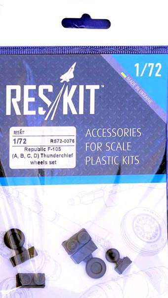 Reskit RS72-0076 Republic F-105(A,B,C,D) Thuderchief wheels 1/72