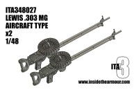 Inside the Armour ITA348027 2 x Lewis Gun, Aircraft Type 1/48