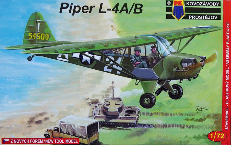 Kovozavody Prostejov 72040 Piper L-4A/B - US version (3x camo) 1/72