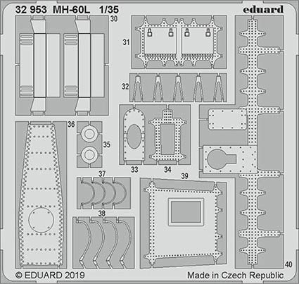 Eduard 32953 1/32 SET MH-60L (KITTYH)