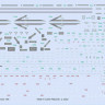 Eduard D48099 Decals F-14 stencils (TAM) 1/48