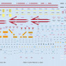 Eduard D48099 Decals F-14 stencils (TAM) 1/48